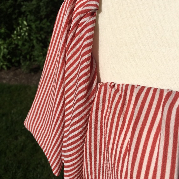 Good Luck Gem Off-the-Shoulder Striped Top - Picture 2 of 3